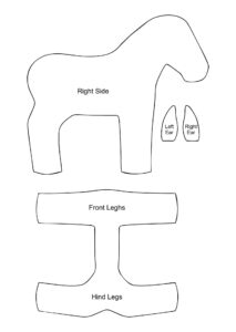 Printable Sewing Patterns Horse_89930