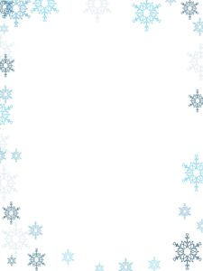 Printable Snowflake Borders - Printable JD