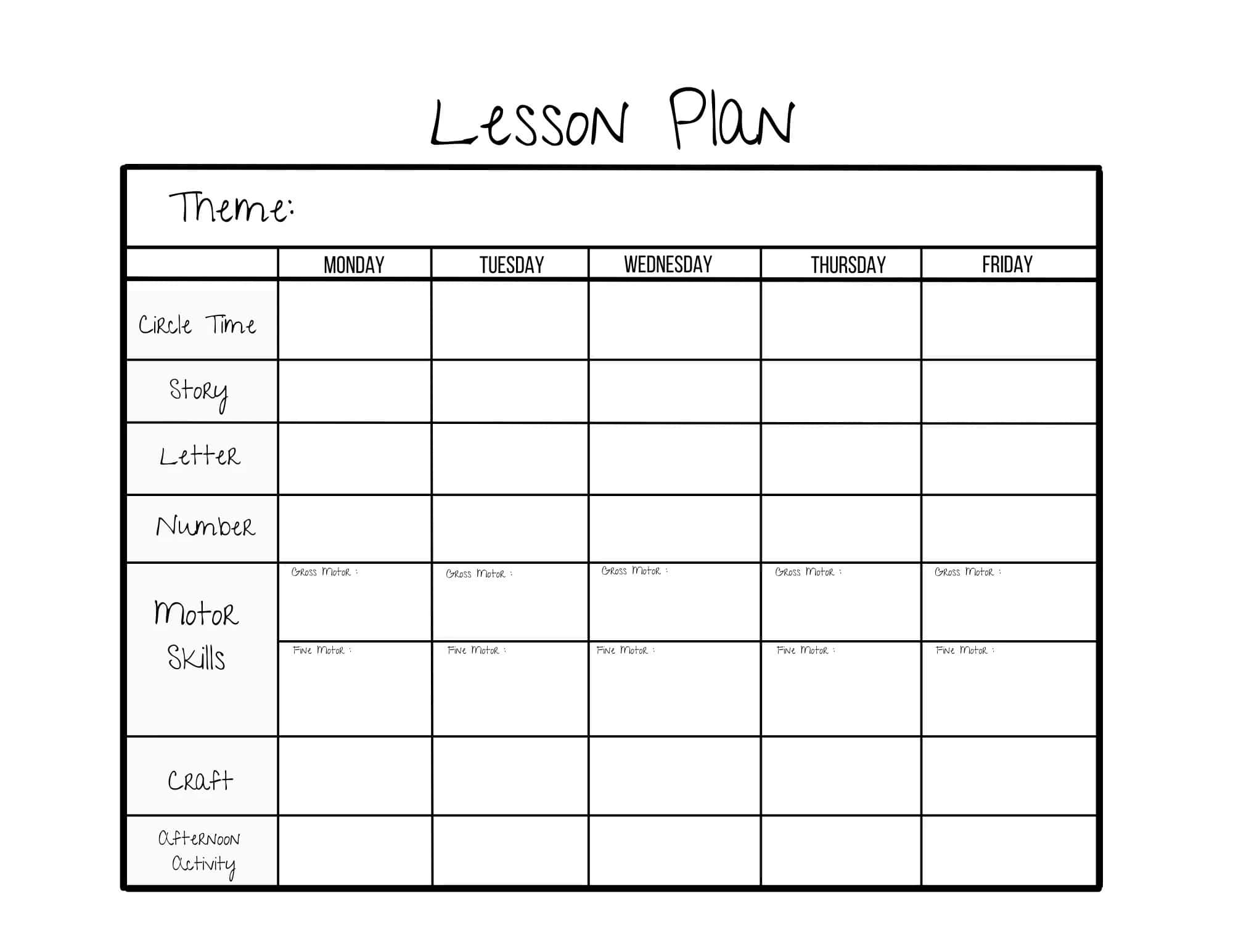 Printable Toddler Lesson Plans_63087