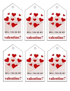 Printable Valentine's Gift Tags Template_18390