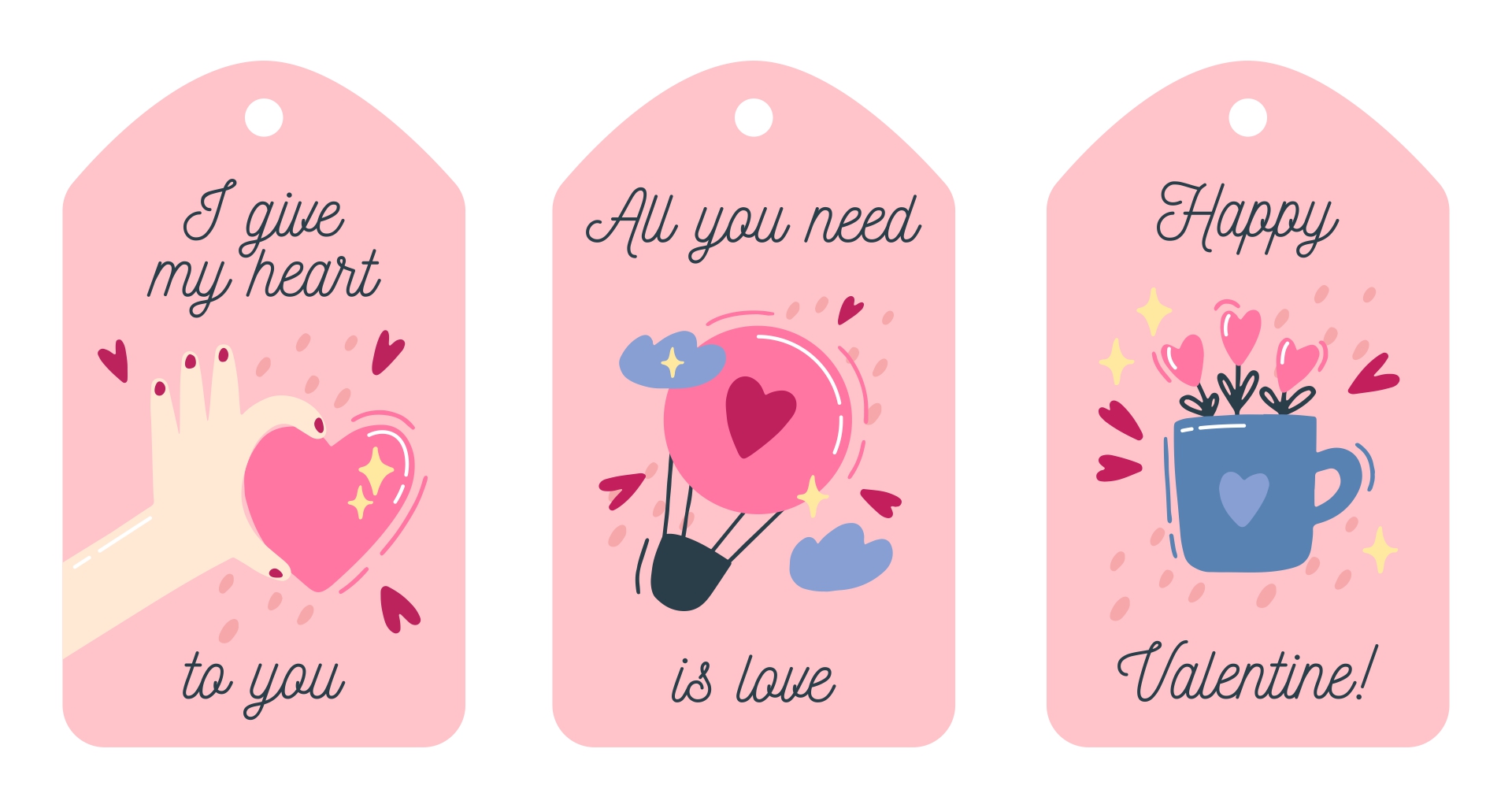 Printable Valentine's Gift Tags Template_74199