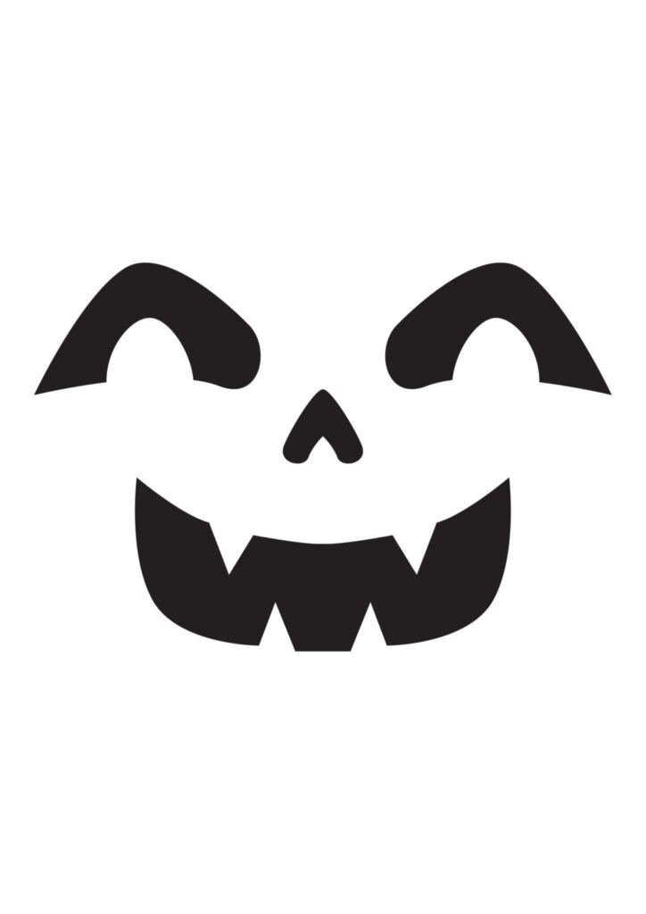 Halloween Pumpkin Template Printable Pdf Free