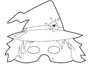 Printable Witch Face Stencil_21937