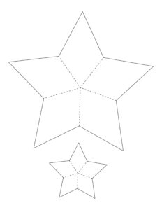 Printable 3D Star Template_52133