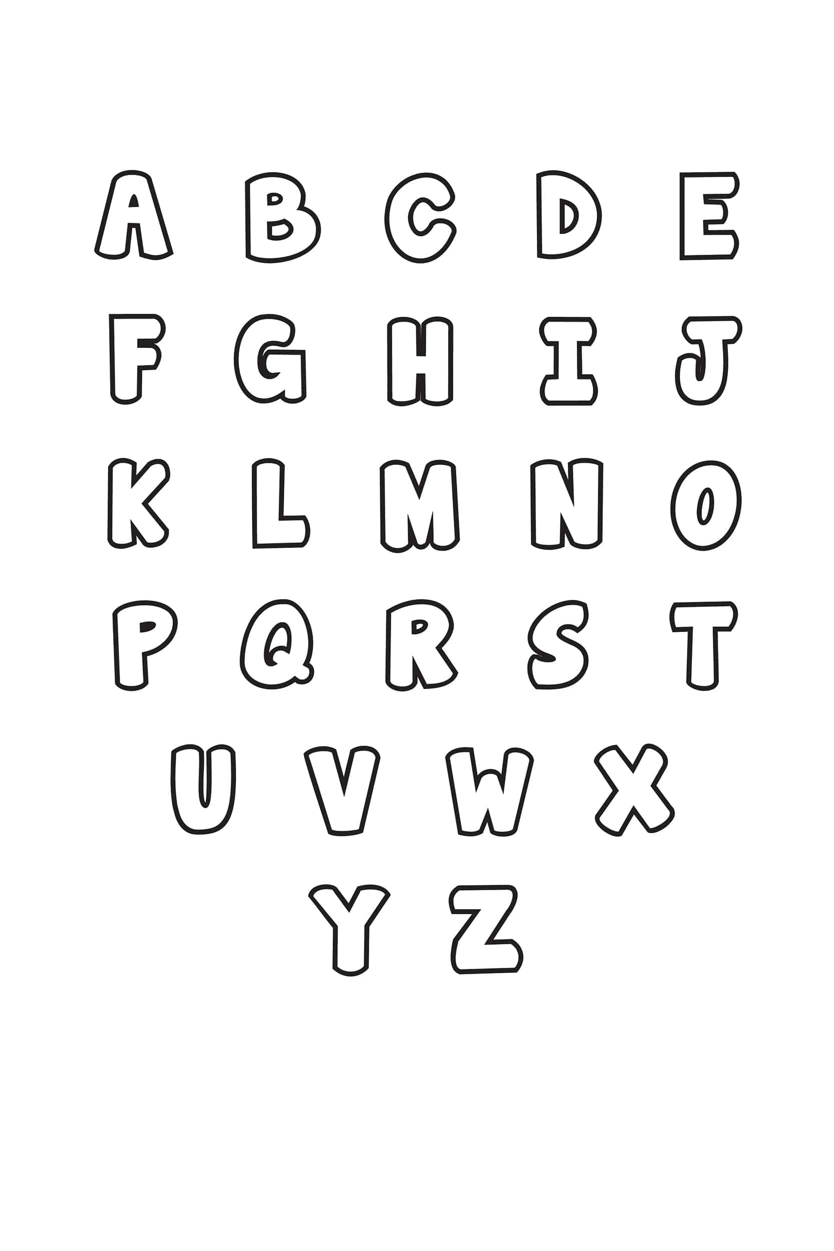 Printable 8 Inch Letter Stencils Alphabet_51374