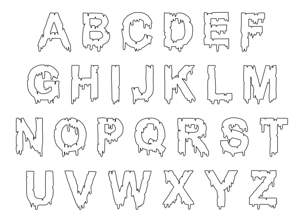 Printable 8 Inch Letter Stencils Alphabet - Printable JD