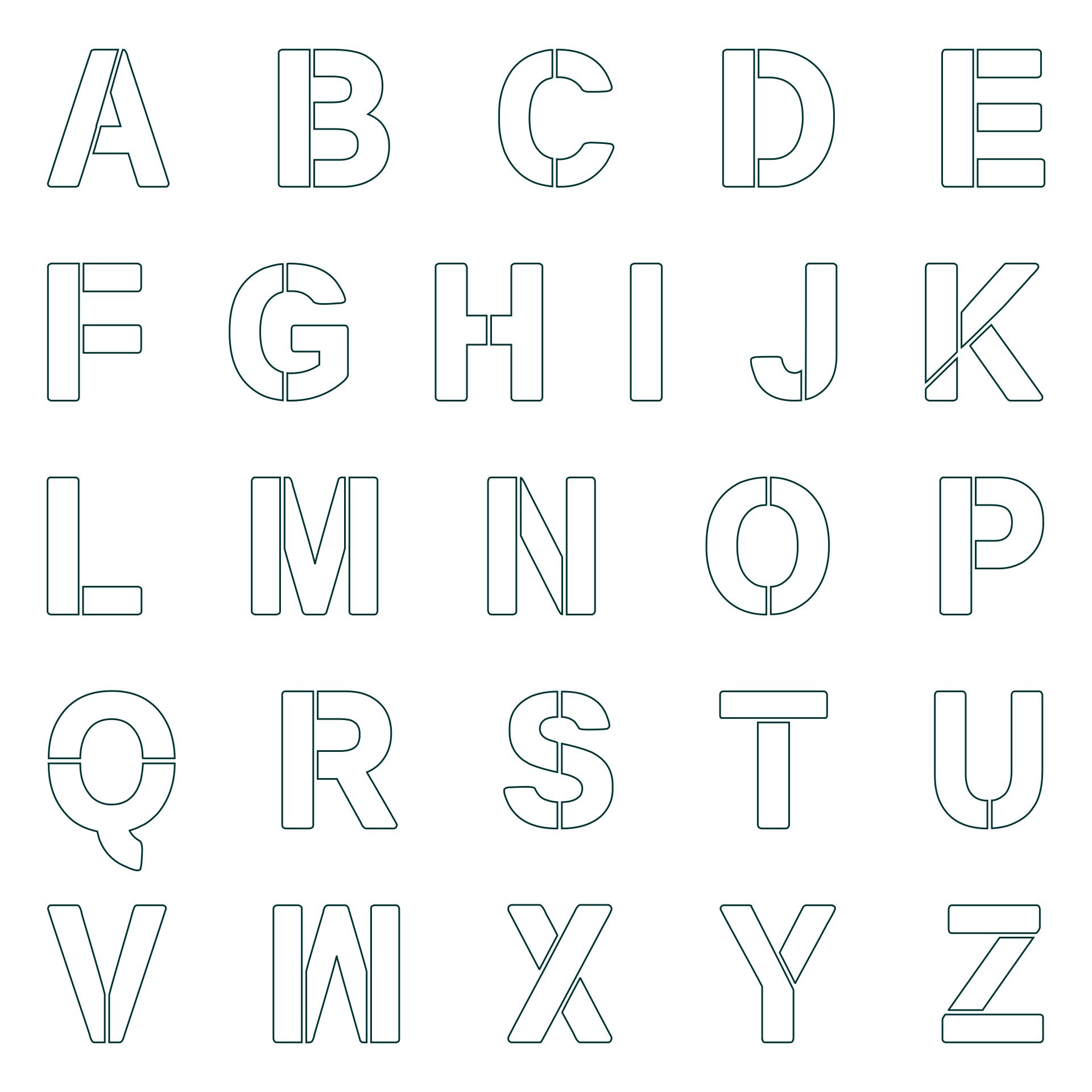 Printable 8 Inch Letter Stencils Alphabet_84195