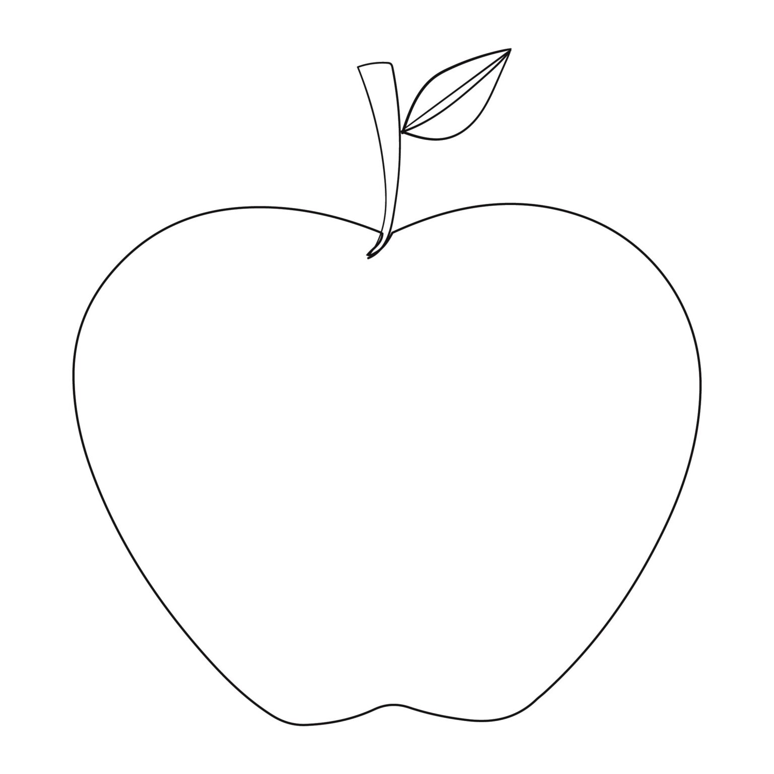 Printable Apple Template Preschool Printable JD