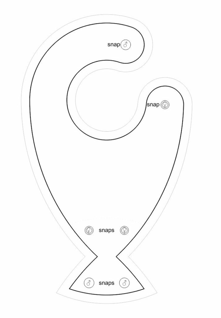 Printable Bib Pattern Pacifier Printable JD