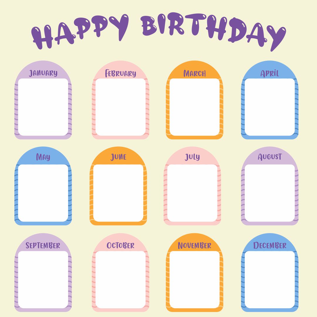 Printable Birthday Chart_82193