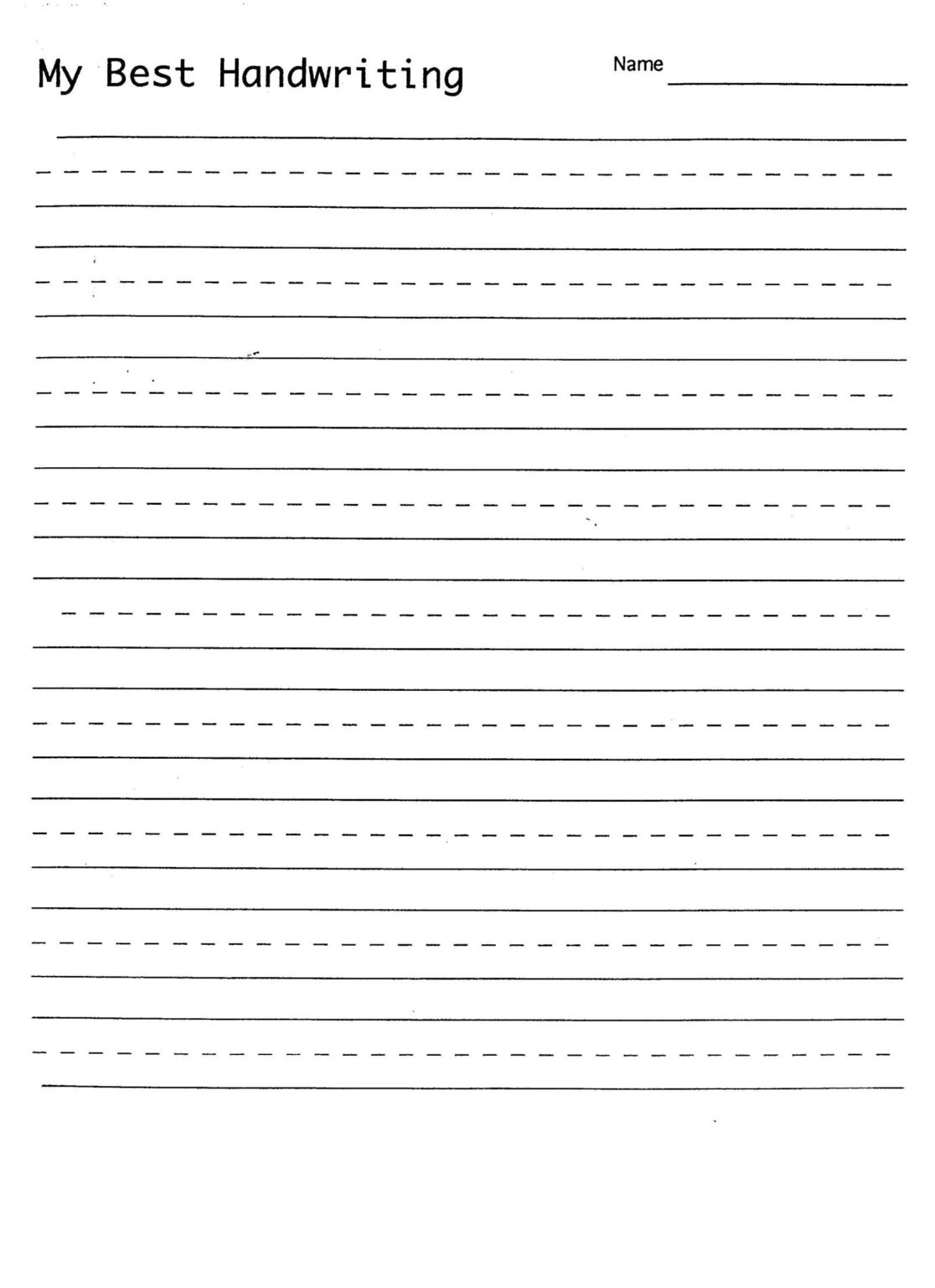 Printable Blank Cursive Worksheets - Printable JD