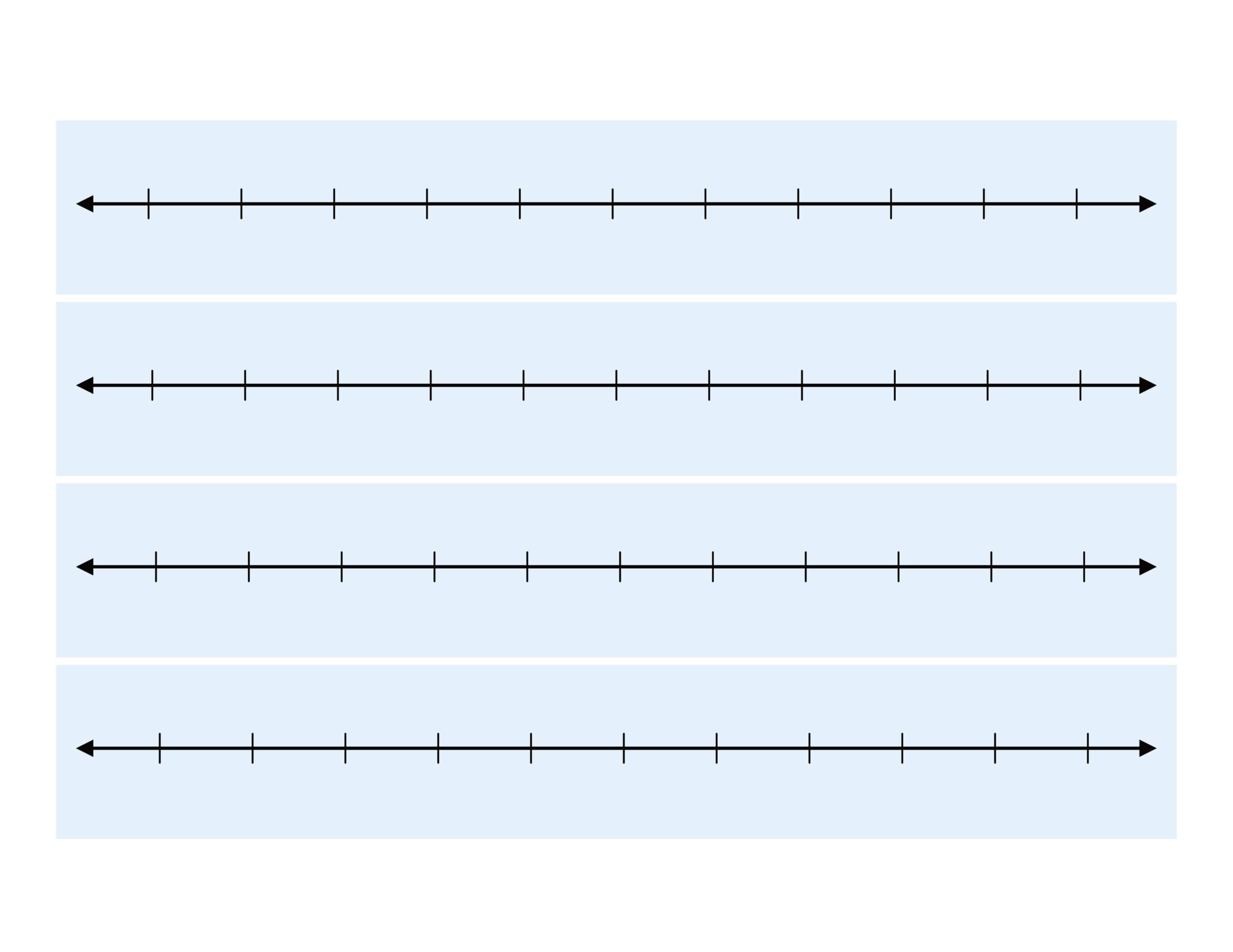 Printable Blank Number Line 1 10 Printable JD