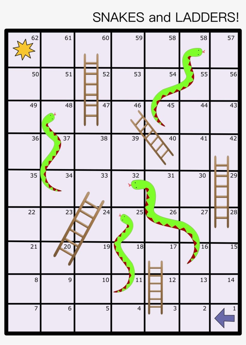 Printable Board Game Template_63941