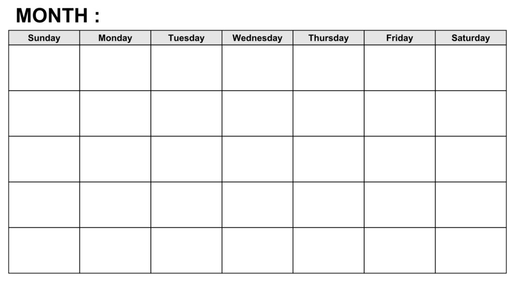 Printable Calendar Pages - Printable JD