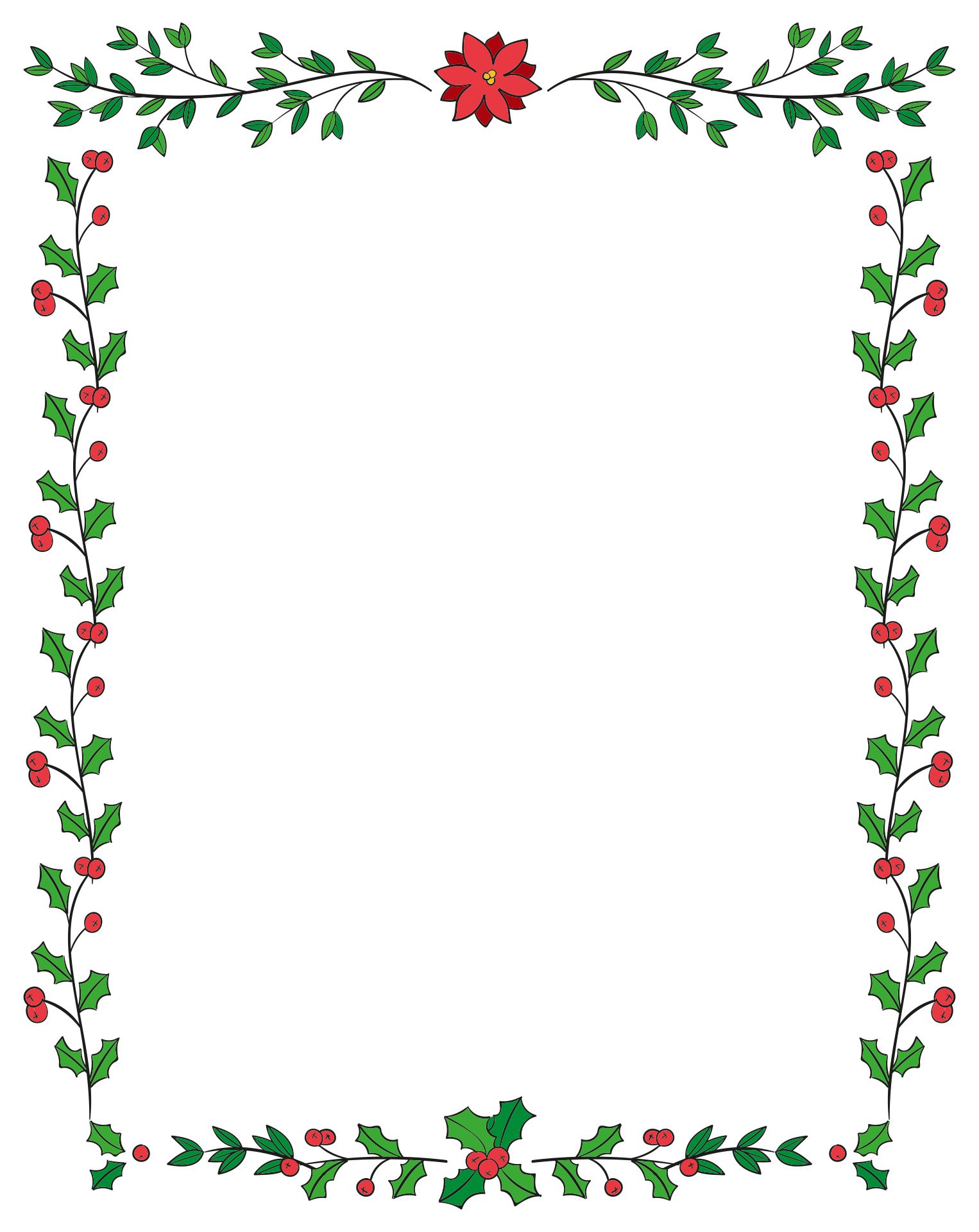 Printable Christmas Borders_52899