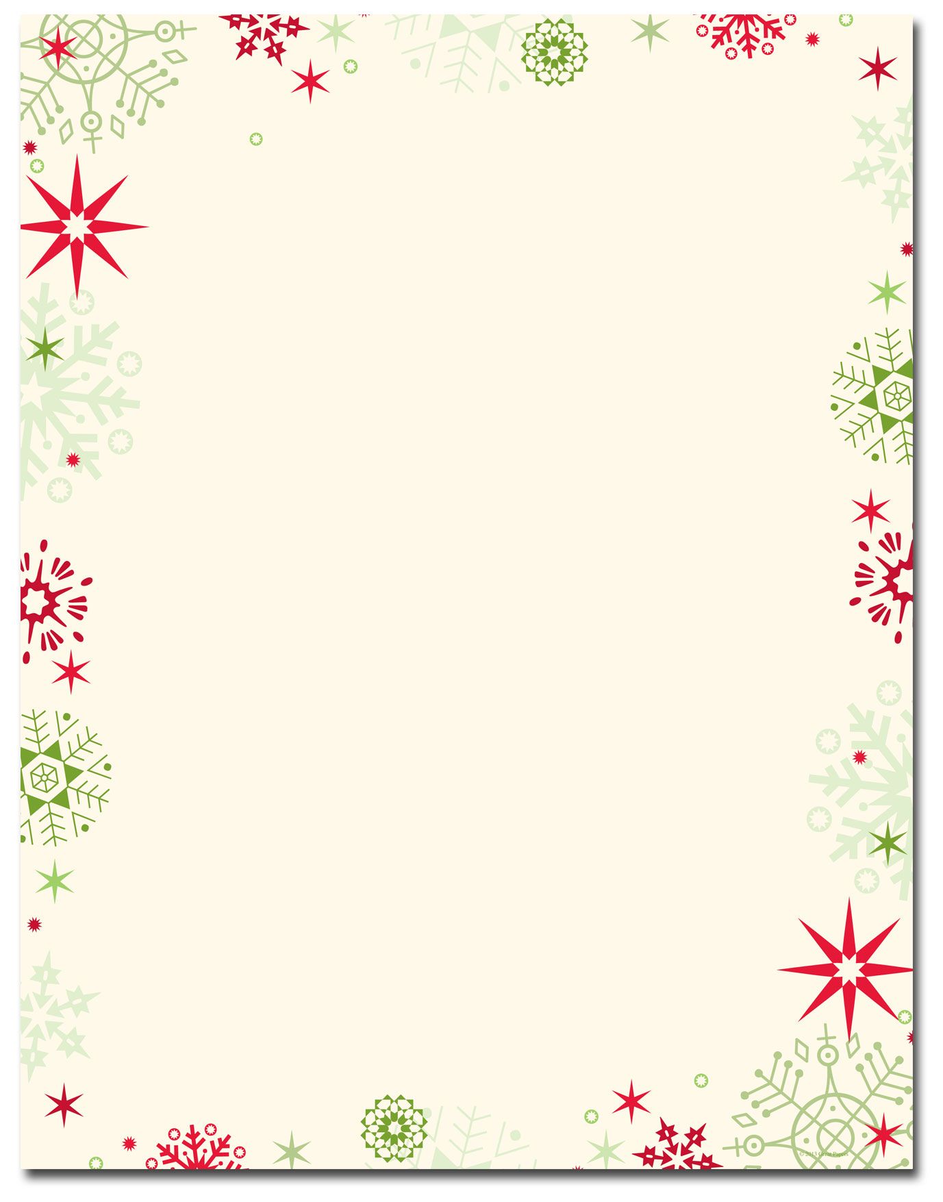 Printable Christmas Letter Head_93307