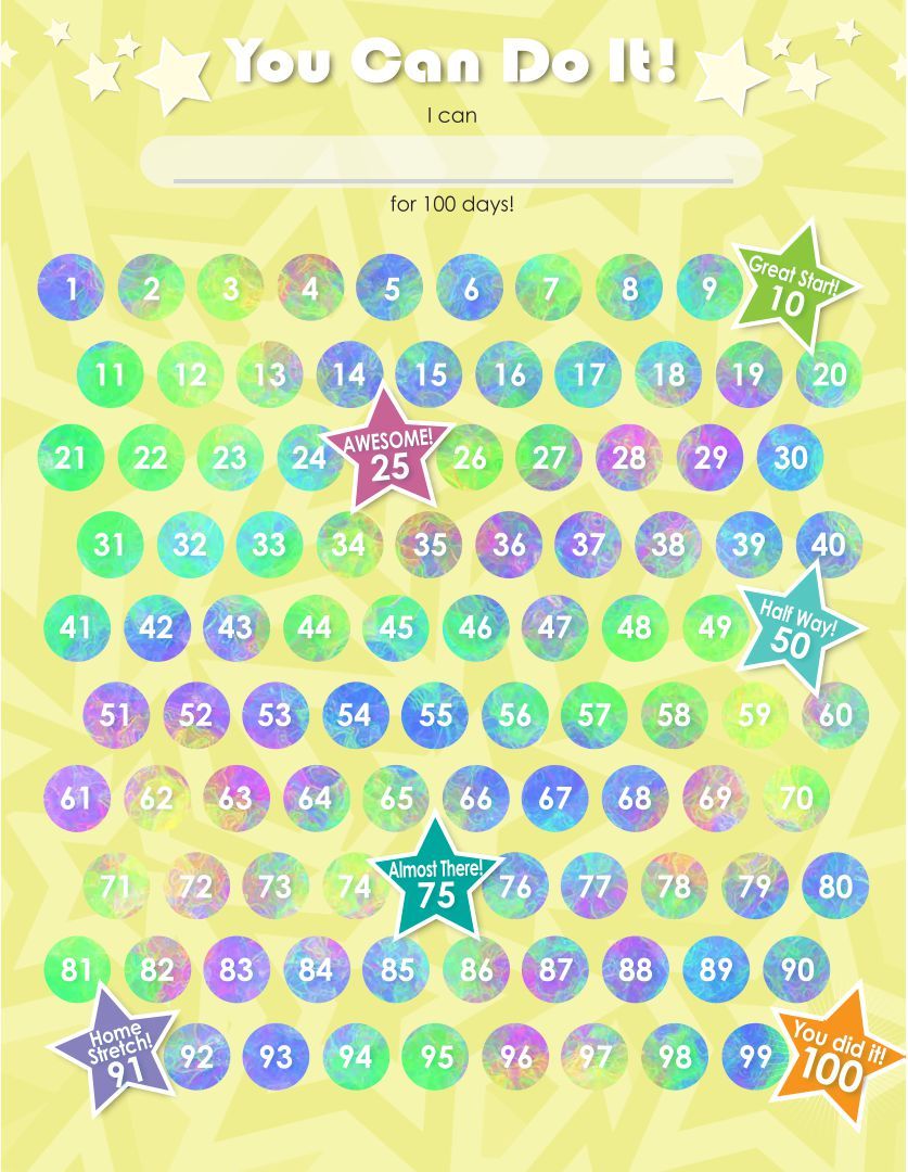 Printable From 100 Countdown_14930