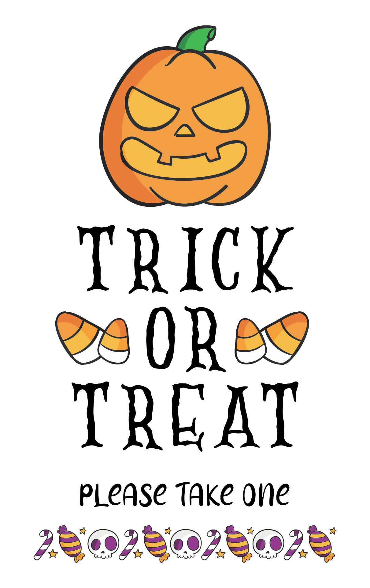 Printable Halloween Candy Signs_69347