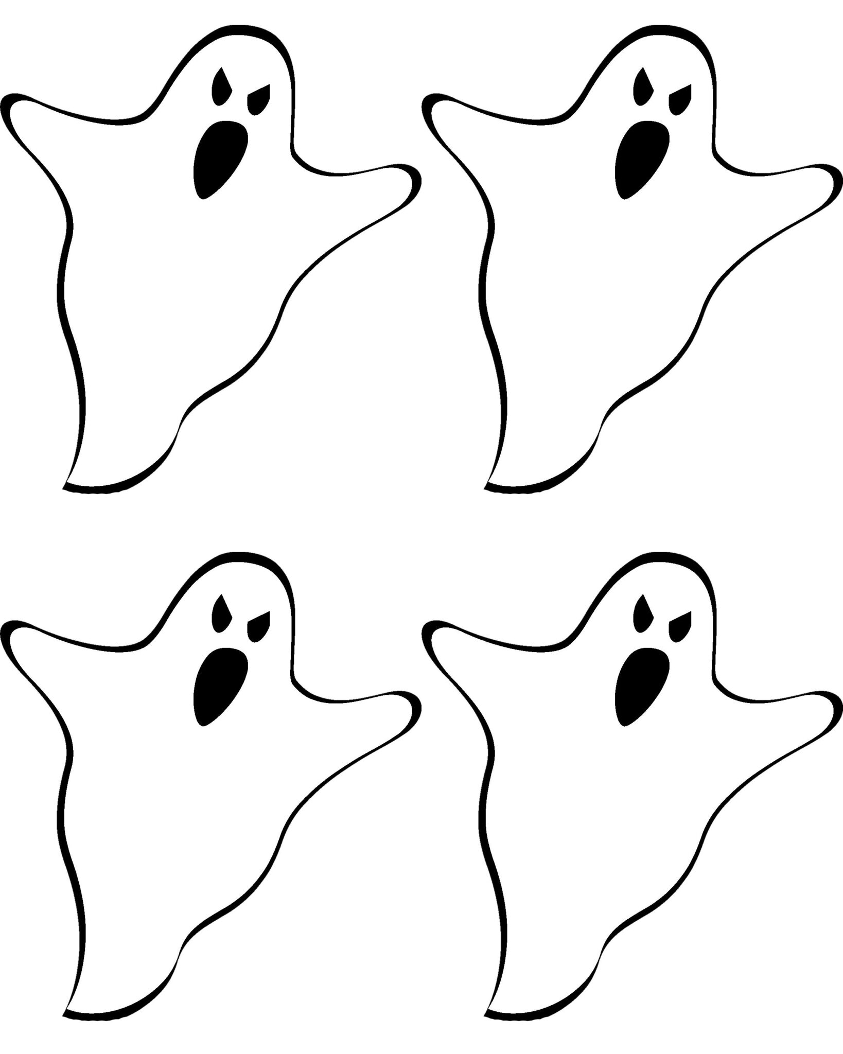 Printable Halloween Ghost Stencils Printable JD