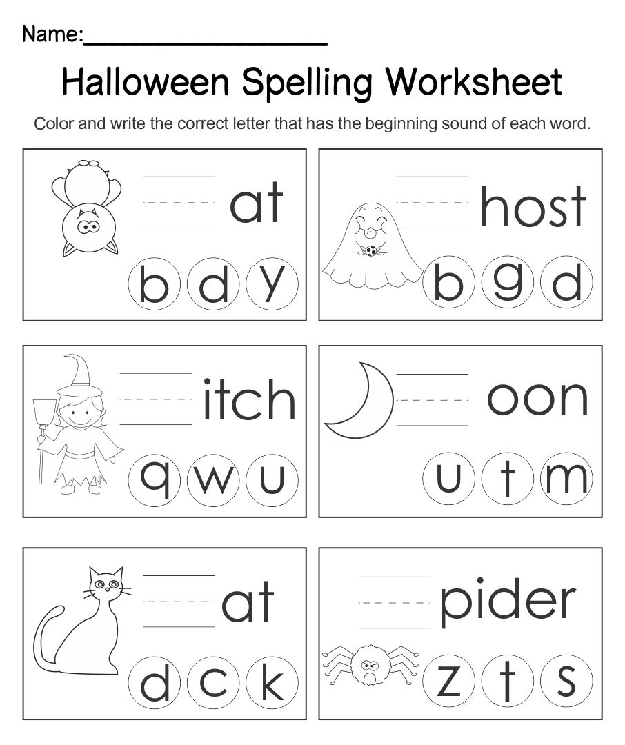 Printable Halloween Kindergarten_60187