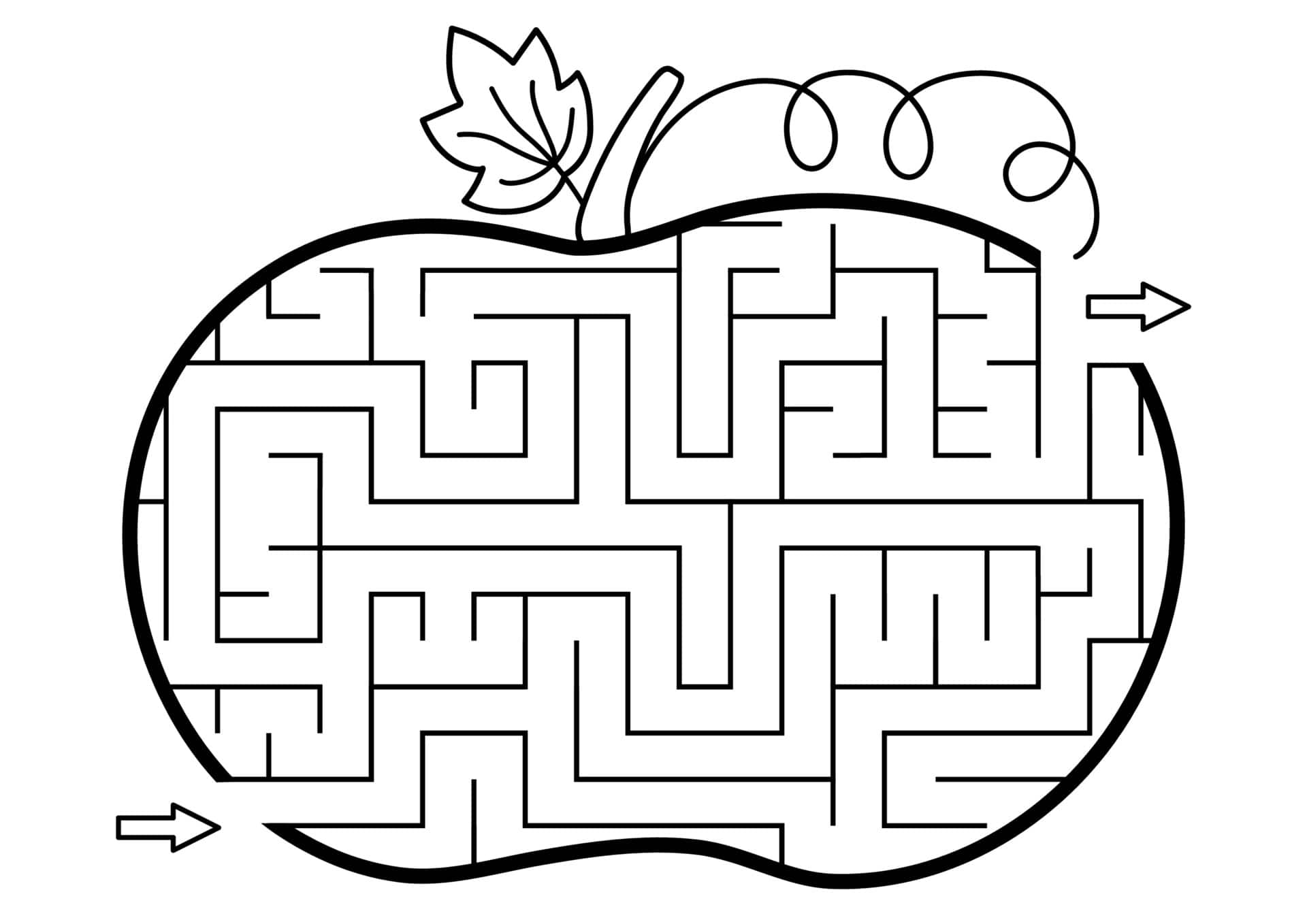 Printable Halloween Mazes And Puzzles_59327