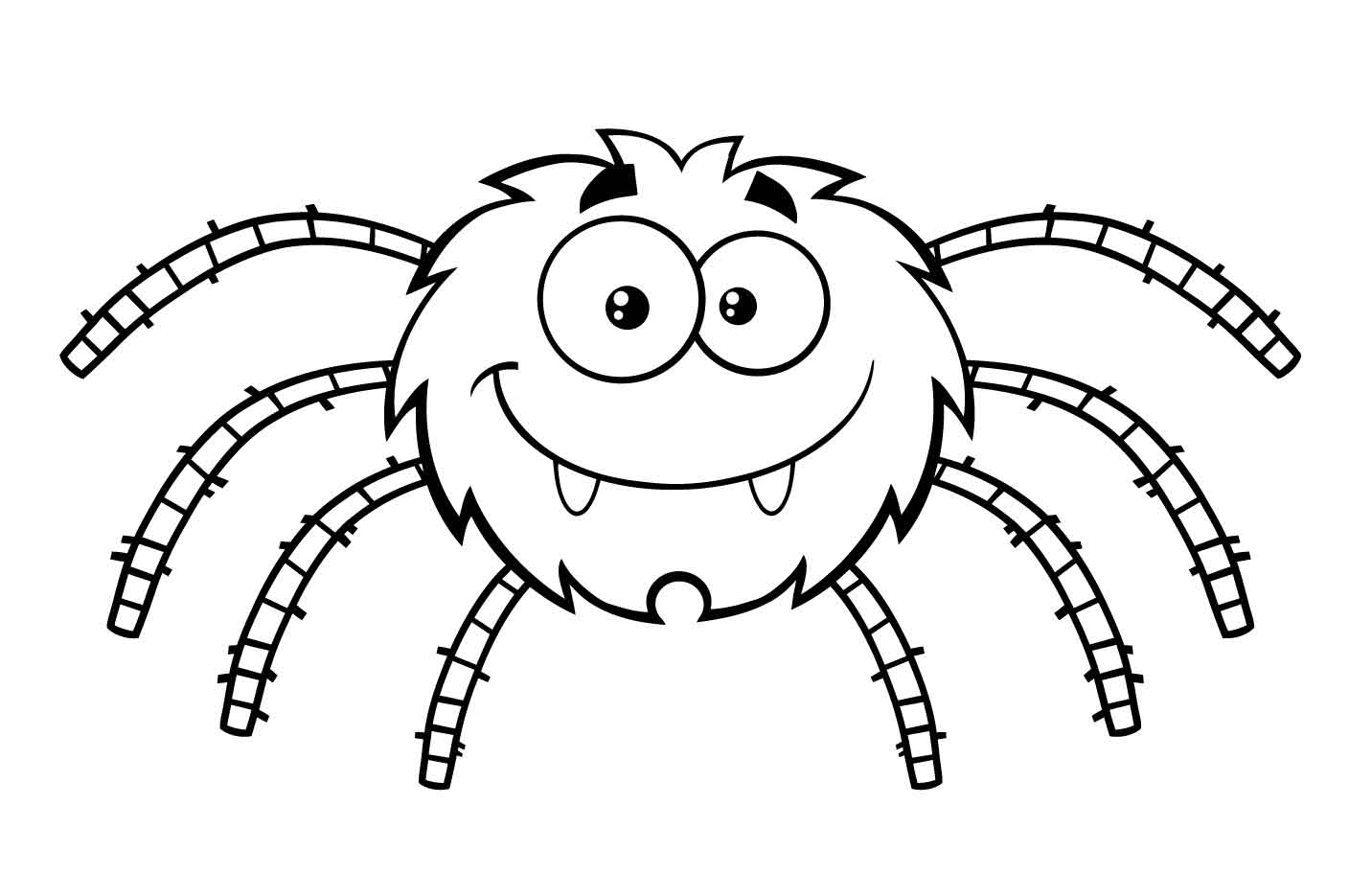 Printable Halloween Spider Coloring Pages_36928
