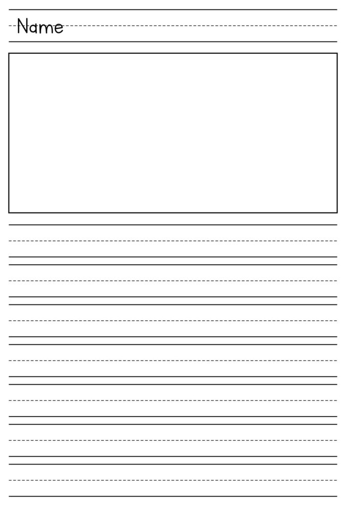 Printable Kindergarten Paper Printable JD