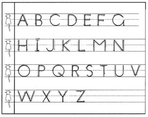 Printable Manuscript Alphabet Chart_93325