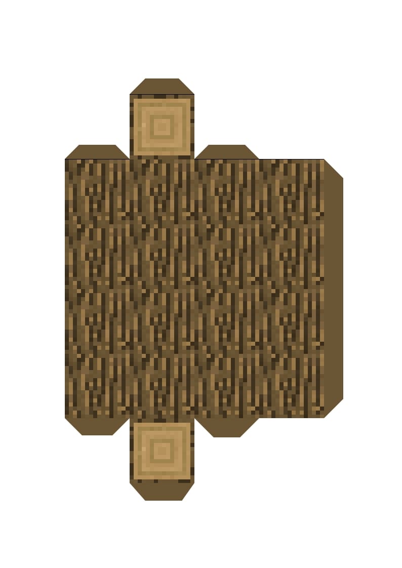 Printable Minecraft Tree Block_11920