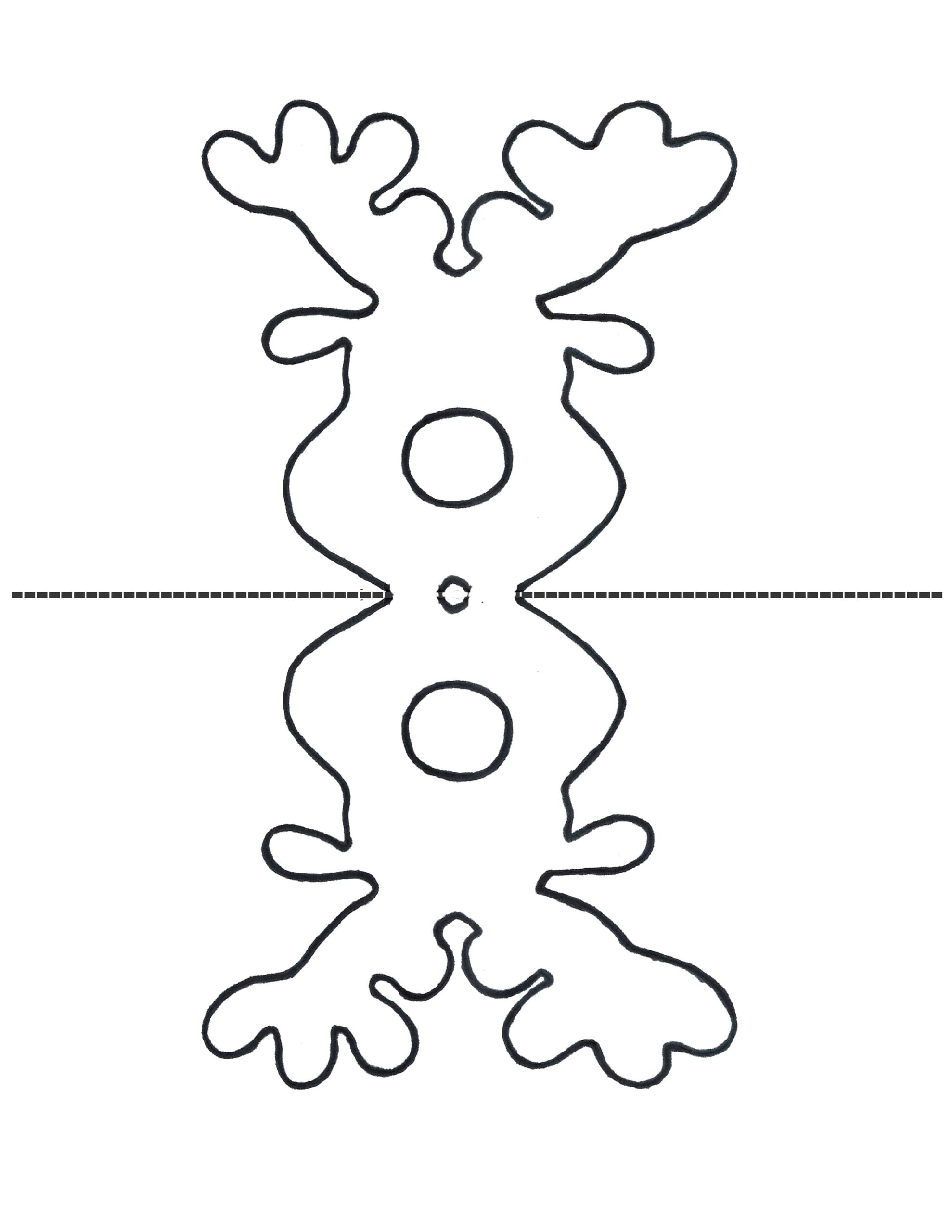 Printable Reindeer Patterns_52331