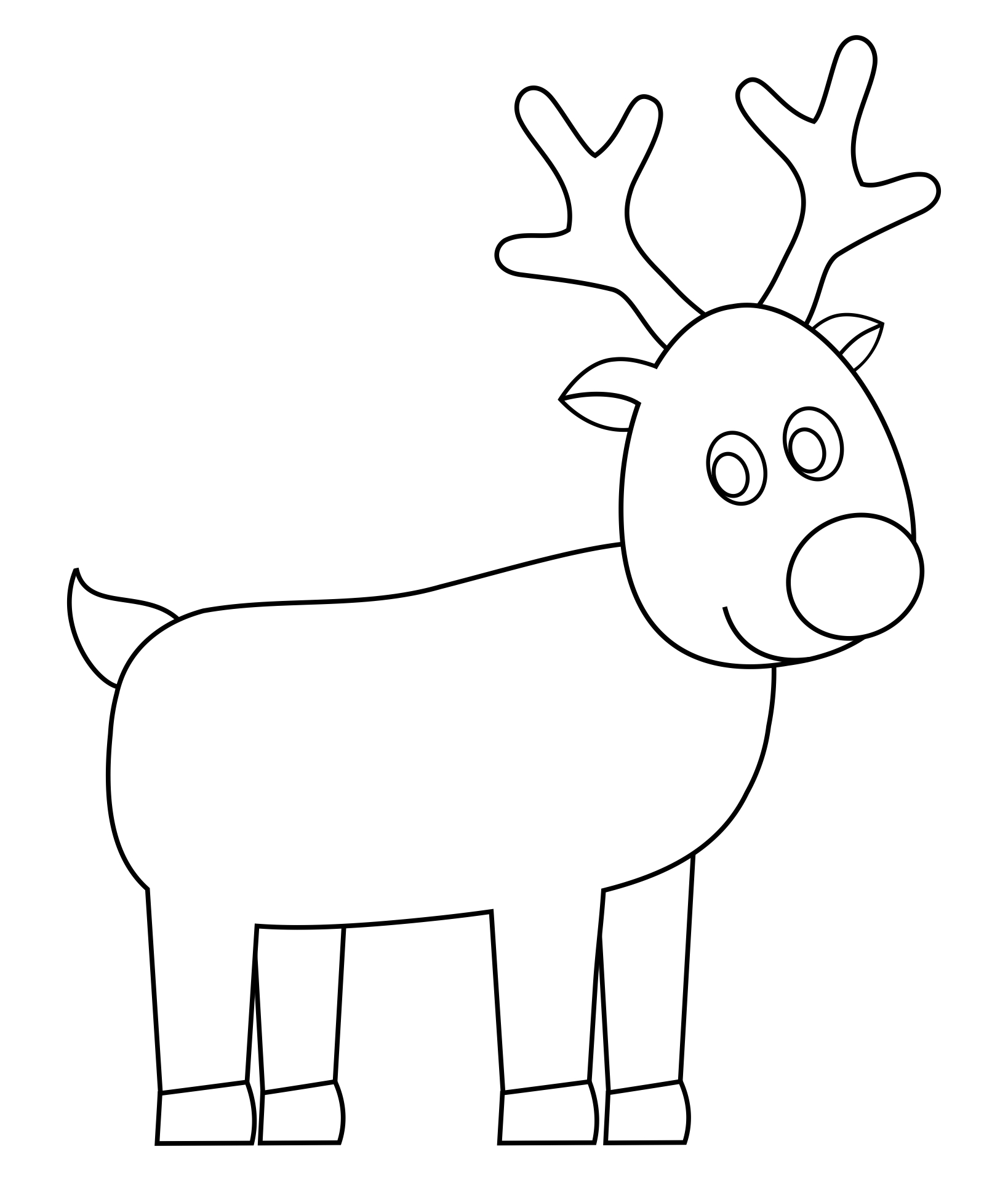 Printable Reindeer Patterns_71822