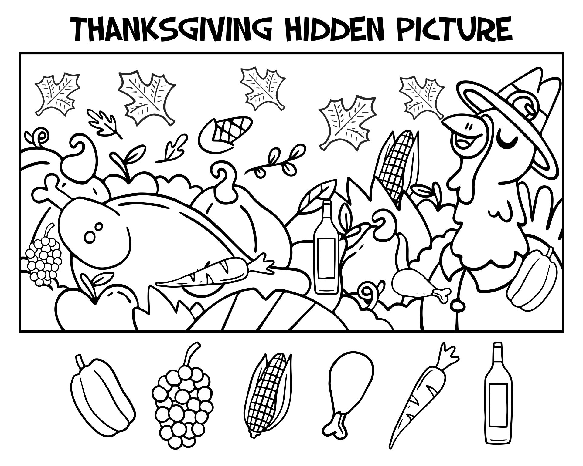 Printable Thanksgiving Hidden Picture Games_85521
