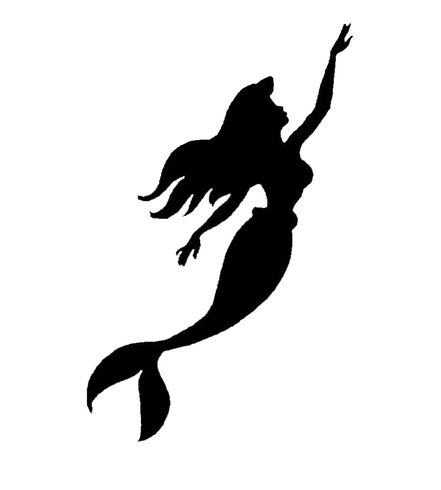 Printable The Little Mermaid Silhouette_93184