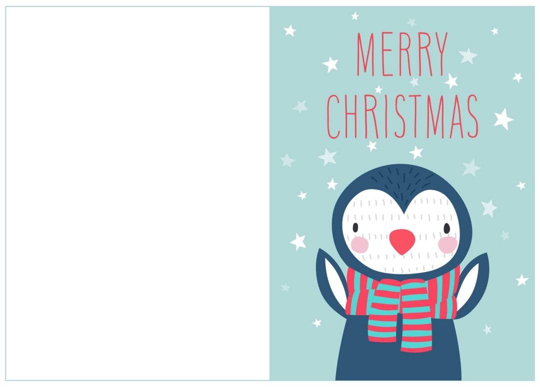 Free Printable Christmas Card Templates_93607