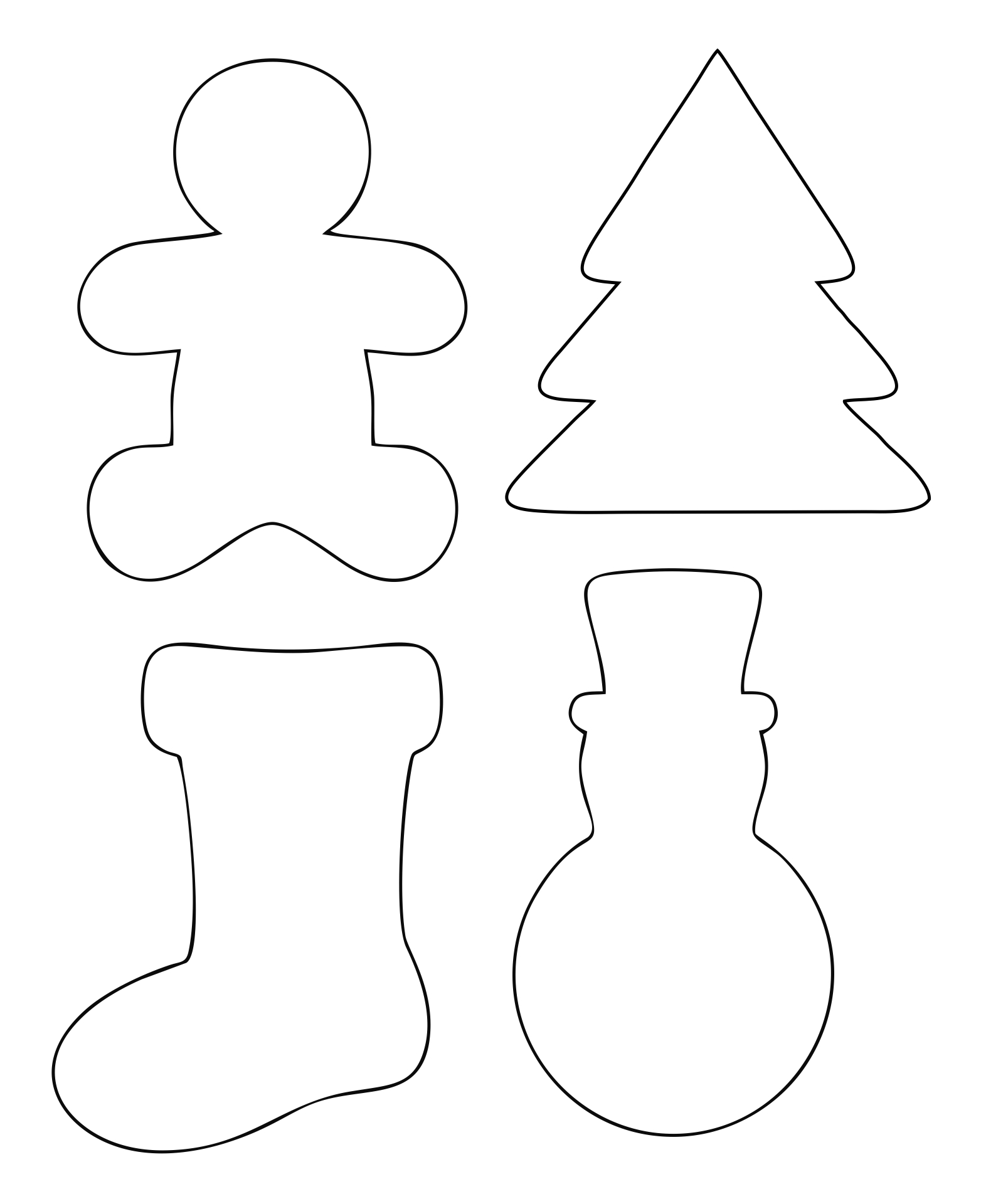 Free Printable Christmas Cutouts Templates_21936