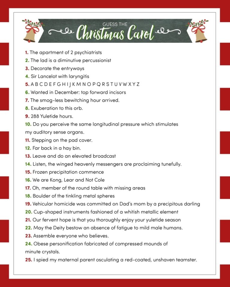 Free Printable Christmas Games With Answers Printable JD Free Printable Christmas Games With Answers Printable JD