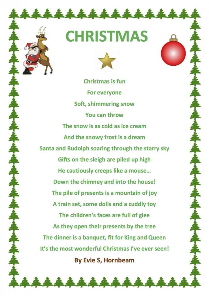 Free Printable Christmas Poems - Printable JD