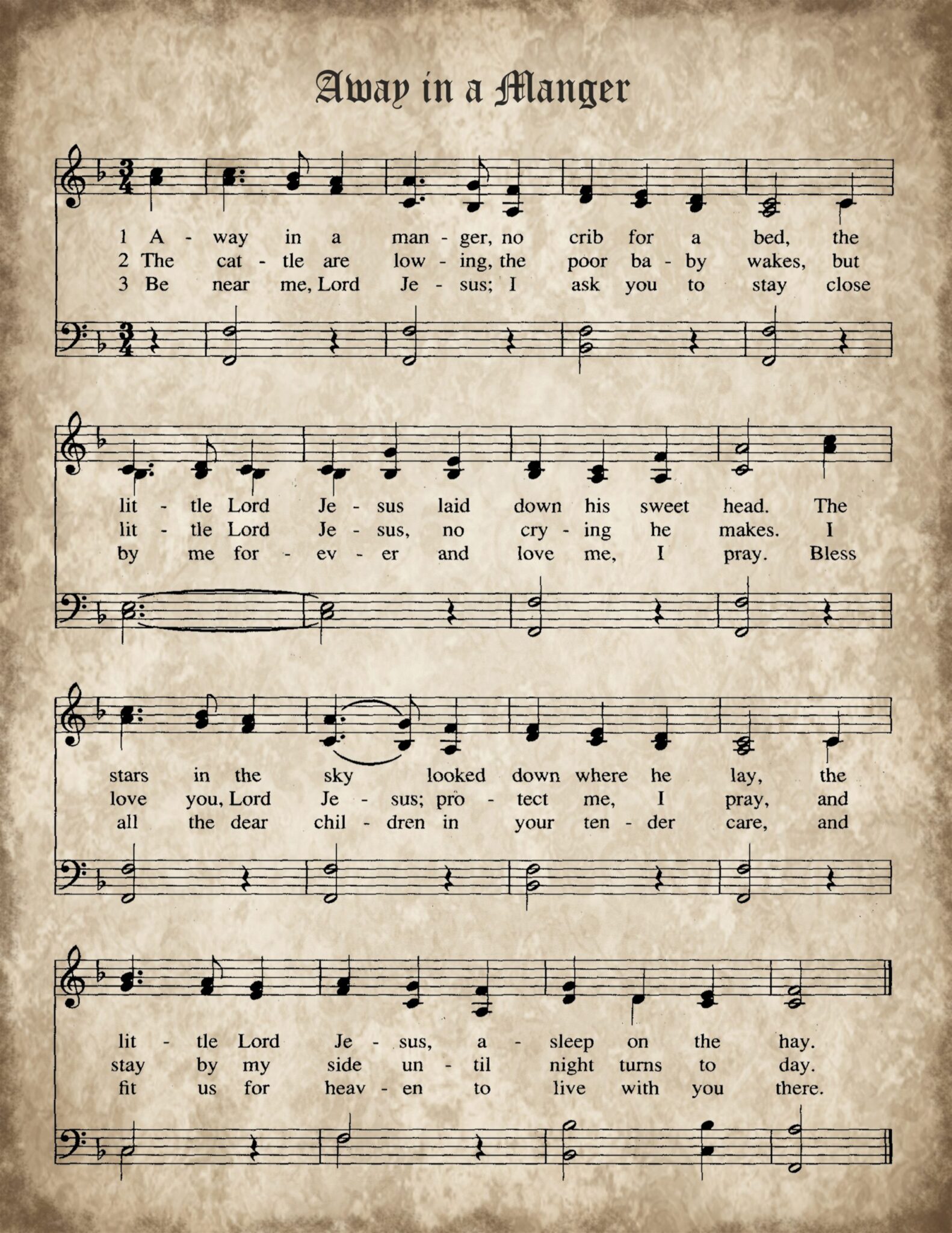 Free Printable Christmas Sheet Music Printable JD Free Printable Christmas Sheet Music Printable JD