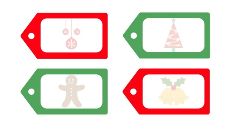 Free Printable Christmas Tags - Printable JD