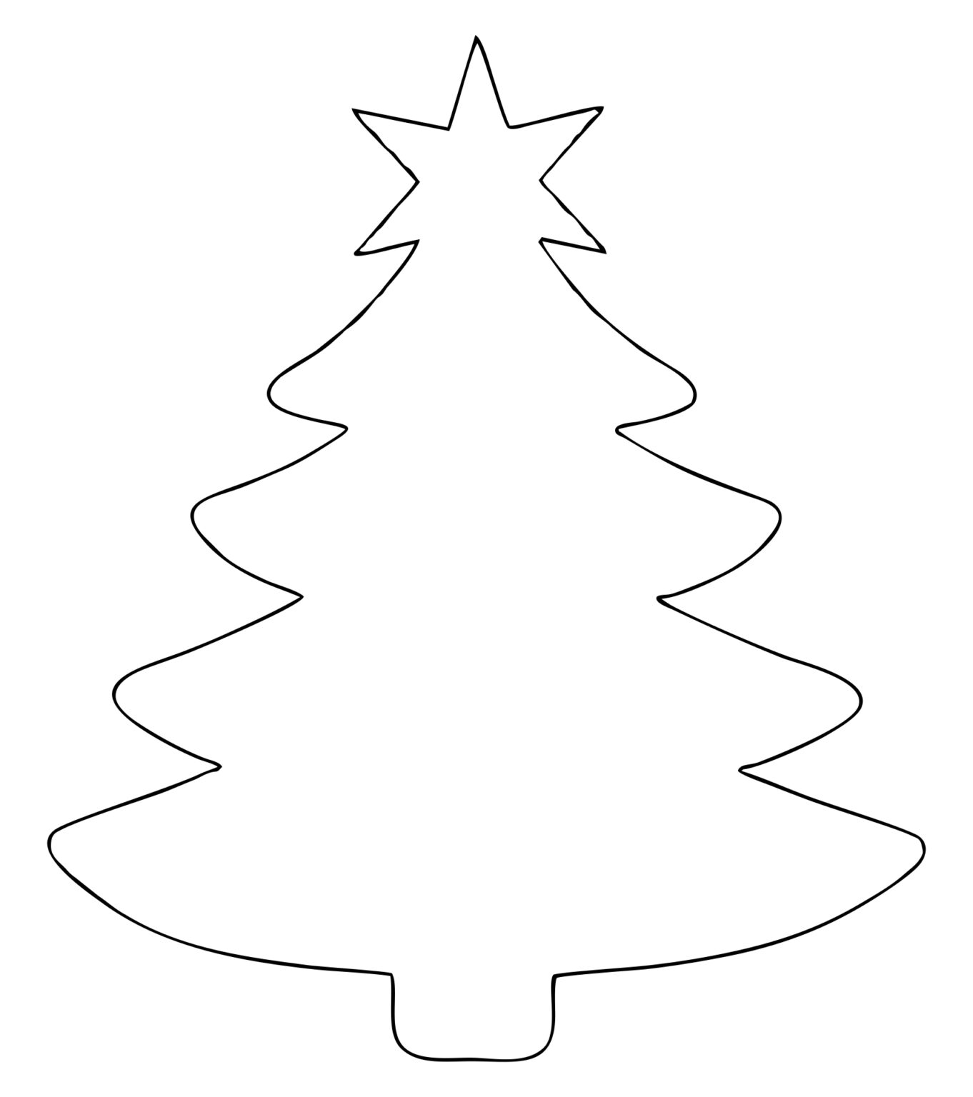 Free Printable Christmas Tree Pattern - Printable JD