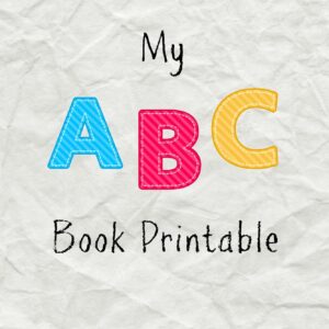 Printable Alphabet Book Cover_62581