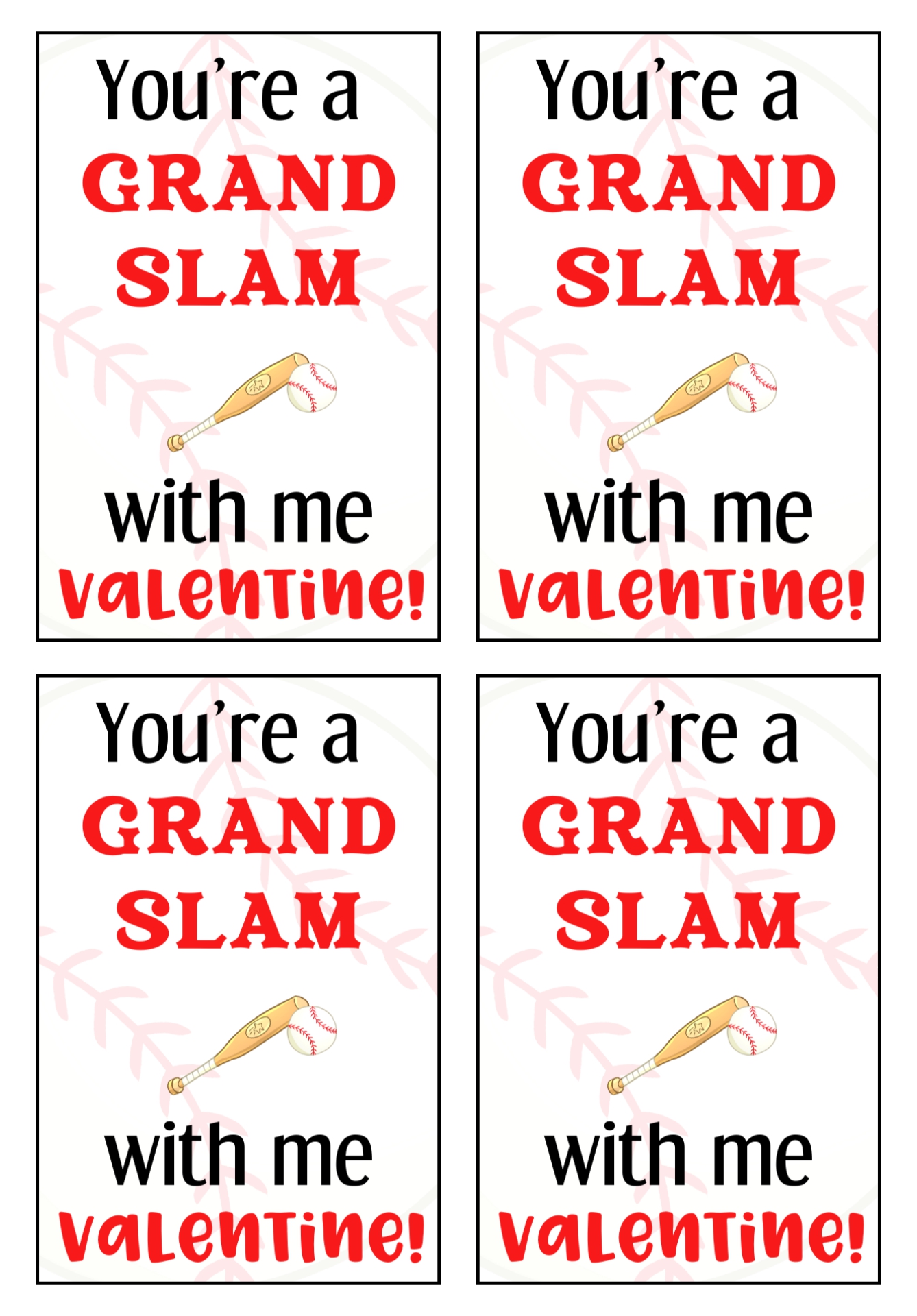 Printable Baseball Valentine S Day Cards_25813