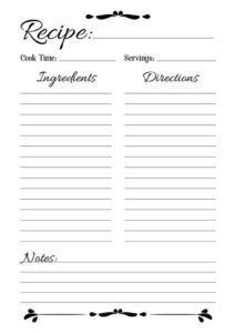 Printable Blank Recipe Pages_63907