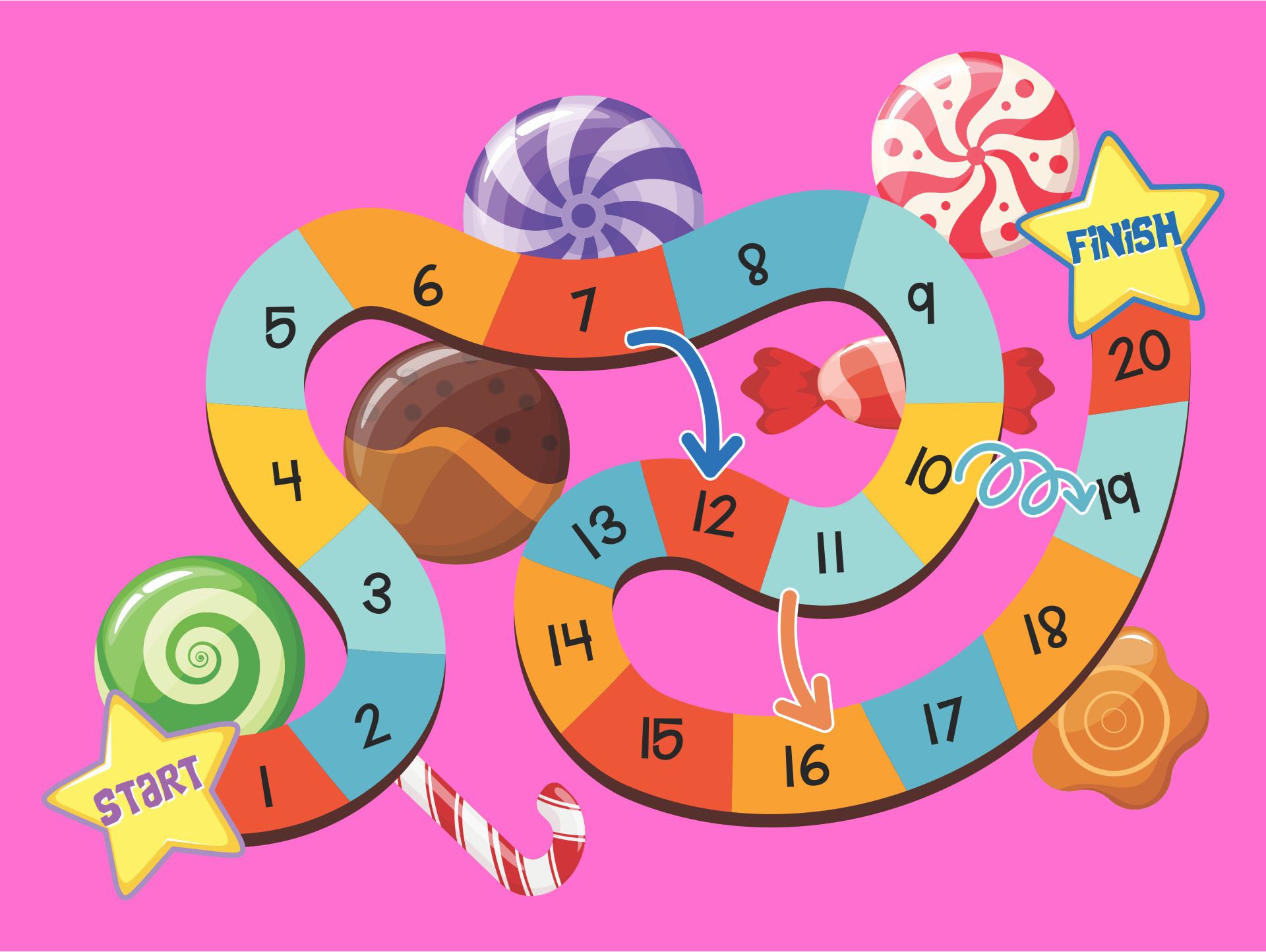 Printable Board Game Candyland_25933