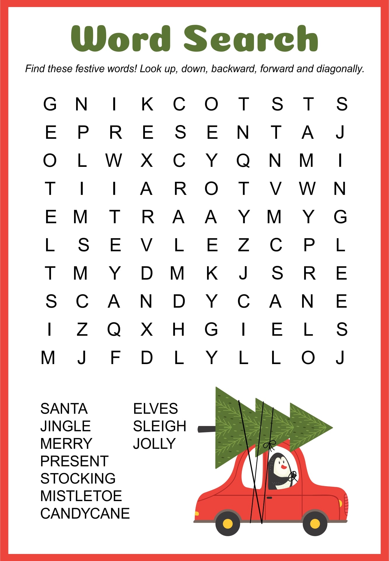 Printable Christmas Games_25936
