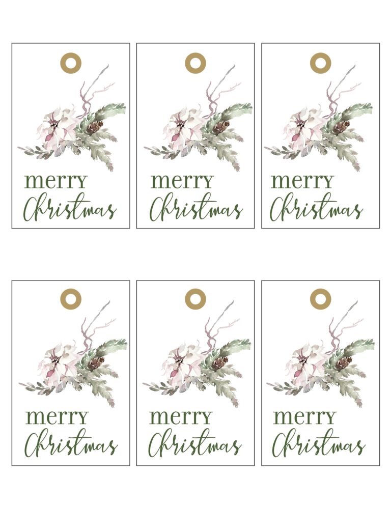 Free Printable Christmas Tags - Printable JD