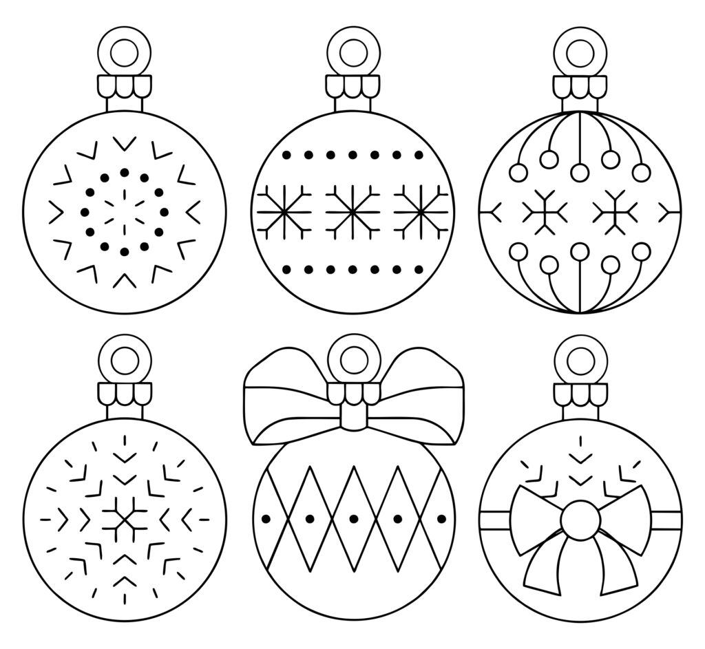 Christmas Ornament Printables - Printable JD