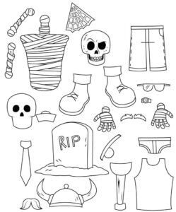 Printable Cut And Paste Halloween_25933