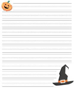 Printable Halloween Writing Paper_65181