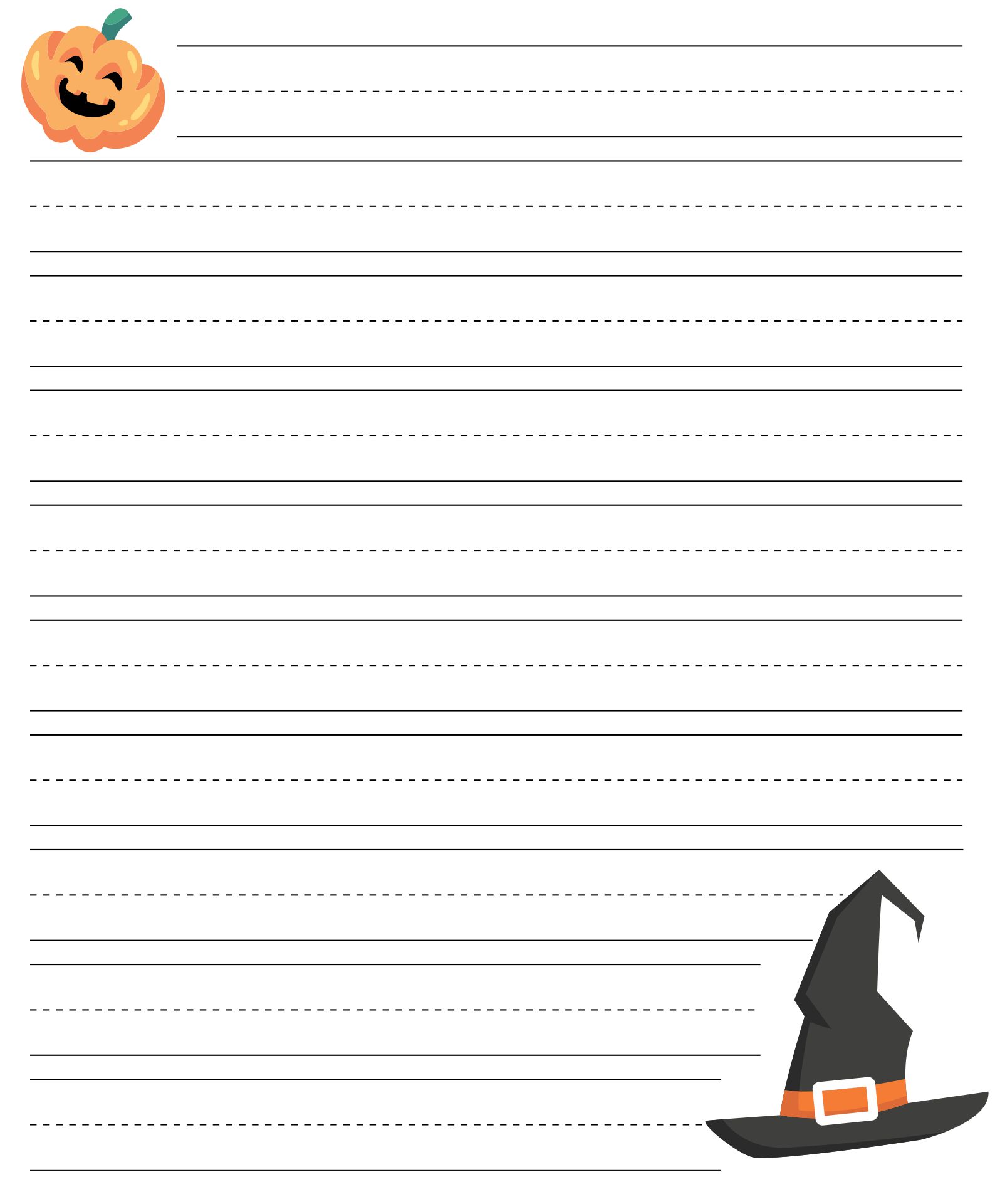 Printable Halloween Writing Paper_65181